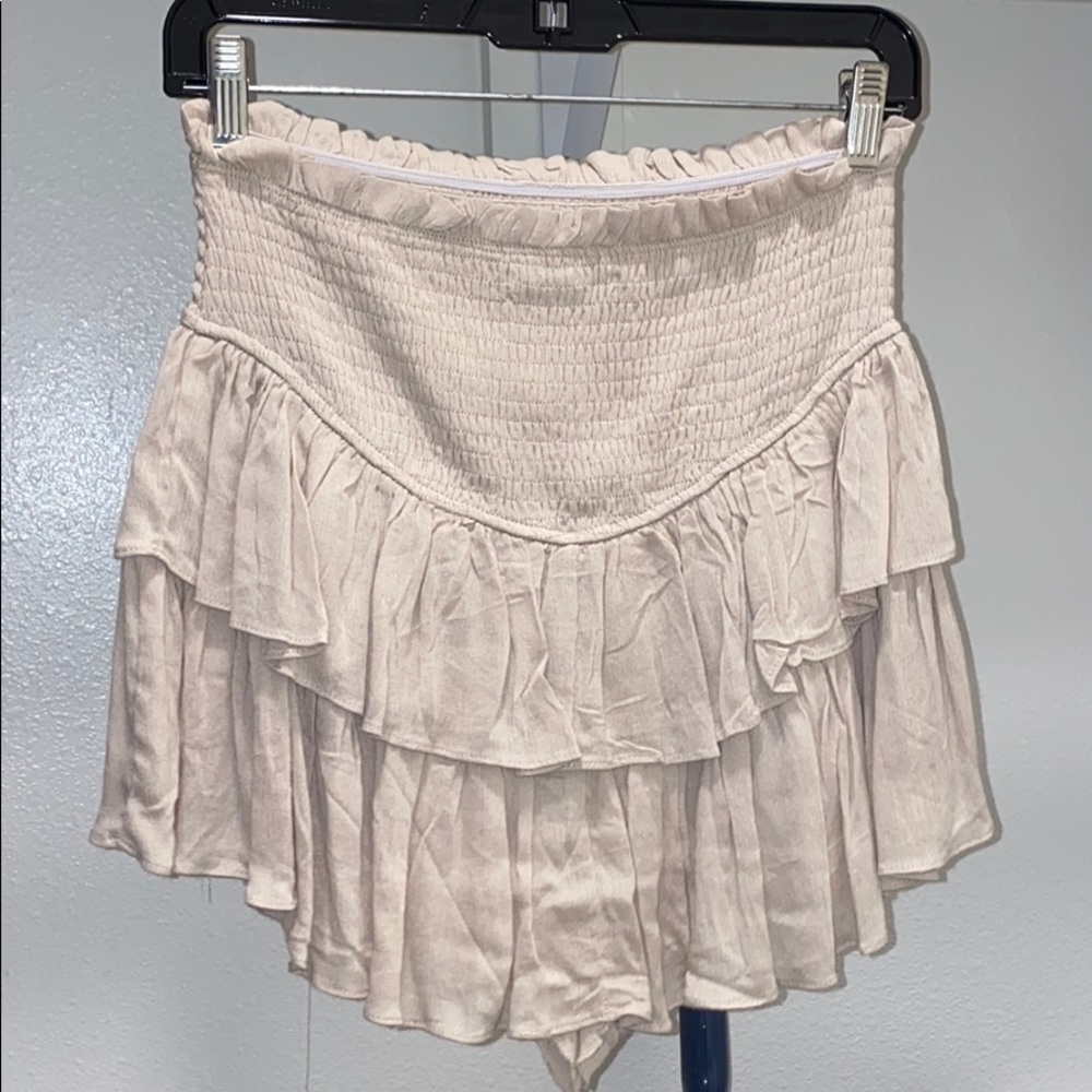 Tan Skort